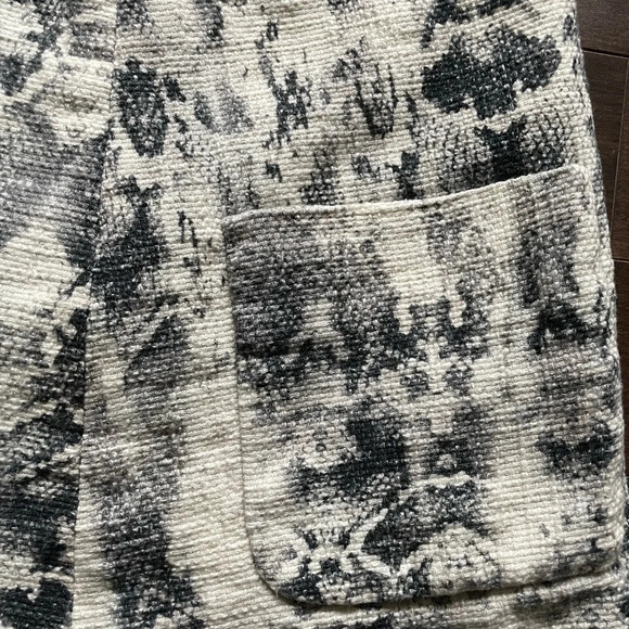 Zara Woman Snake Skin Print Cotton Mini Skirt Women’s Large - Picture 2 of 8